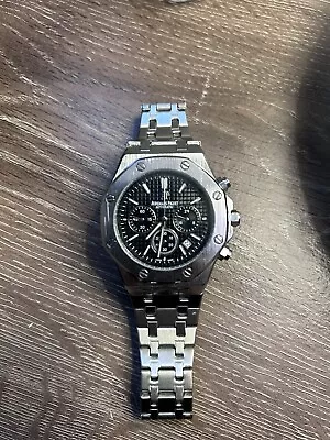 Audemars Piguet Royal Oak Men's Black Watch - 26320ST • $300