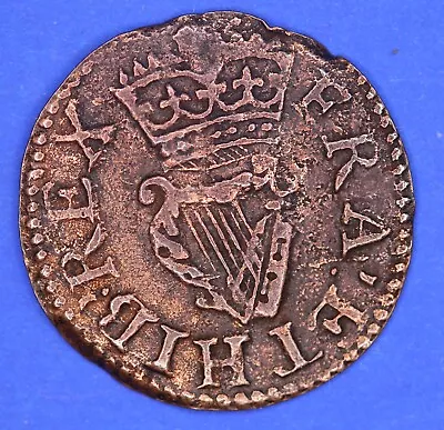 Charles I 1625 - 1634 Irish Ireland Farthing ¼d Coin    **[23785] • £84.99