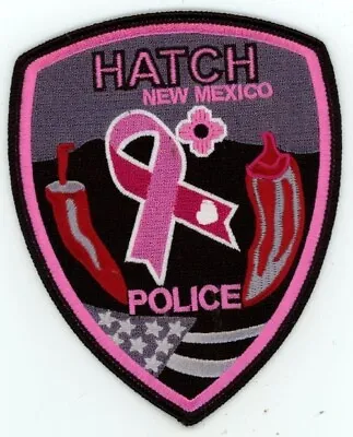 New Mexico Nm Hatch Police Pink Breast Cancer Nice Shoulder Patch Sheriff • $4.99