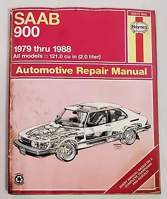 Haynes Publications Repair Manual Saab 900 1979-1988 All Models 2.0 Liter  • $9.40