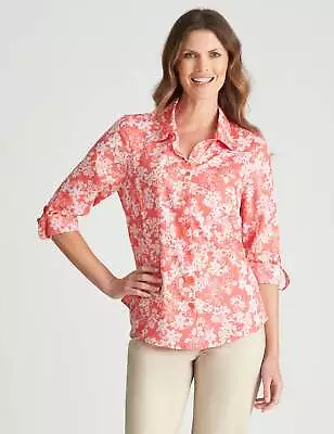AU 8 - W LANE - Womens Tops -  Floral Print Shirt • $28.02