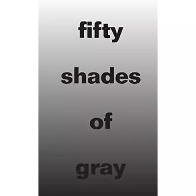 50 Shades Of Gray By MxJ Press (Paperback 2014) - Paperback NEW Mxj Press 2014 • £11.47