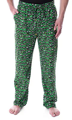 Looney Tunes Men's Marvin The Martian Allover Character Head Pajama Pants • $27.95