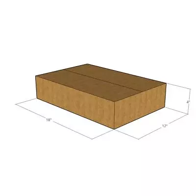 18x12x4 New Corrugated Boxes For Moving Or Shipping Needs 32 ECT • $34.07