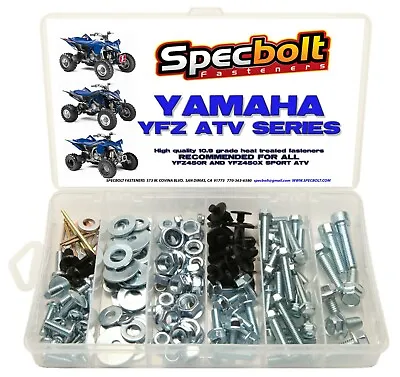 120pc Bolt Kit Yamaha YFZ450 YFZ 450 ATV Plastic Body Fenders Engine Frame Pipe • $37.99