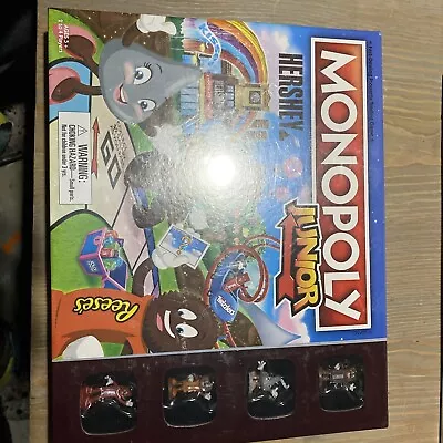 Monopoly Junior Hershey Board Game Special Tokens 2022 Hasbro NEW & Sealed • $35
