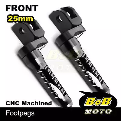 BOB 25mm Extend Front Foot Pegs BLACK For Vmax 1700 09 10 11 12 13 14 15 16 17 • $55.67