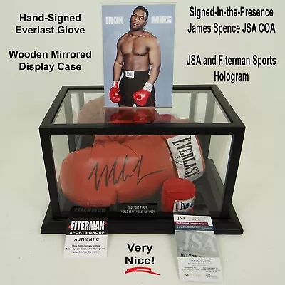 Mike Tyson Heavy Weight Boxing Champ Autographed Glove In Display Case W/JSA COA • $274.95