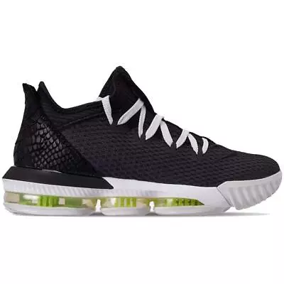 Men's Nike Lebron XVI Low Black/Summit White-Volt (CI2668 004) • $129.95