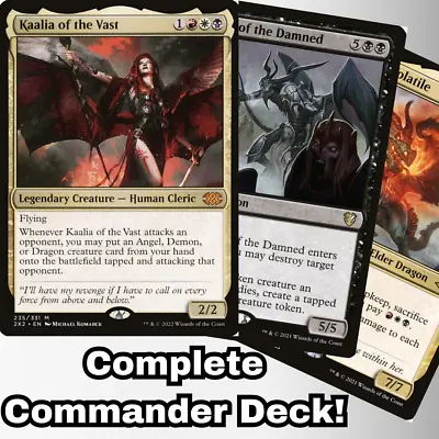 Kaalia Of The Vast Commander Deck EDH 100 Magic Cards Custom Deck MTG Dragons • $88.55
