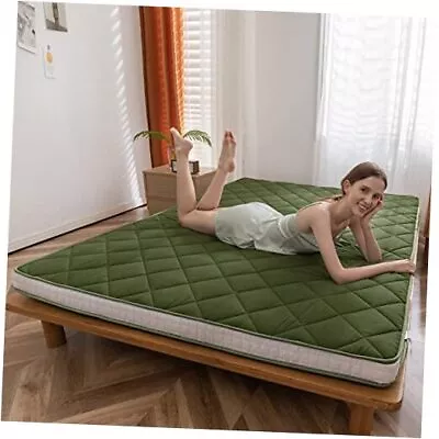  Japanese Floor Futon Mattress Size Floor Mattress For Adults Bed Queen Green • £178.16