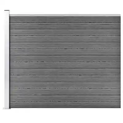 Fence Panel WPC 175x146 Cm Grey Safety Frame TPG • £332.99