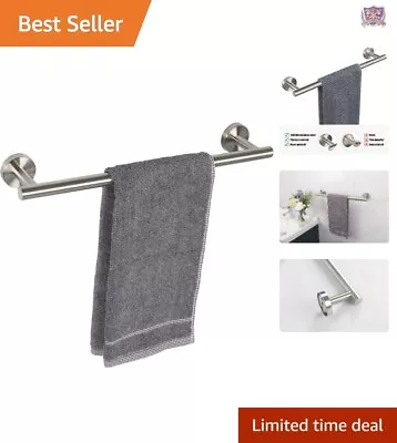 Sturdy Stainless Steel Bathroom Towel Bar - Thicken Material - Sleek Design • $23.72