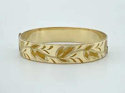 Vintage 9ct Rolled Gold Bangle Pat 1167637 • £50