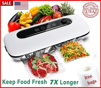 $32.90 • Buy Commercial Vacuum Sealer Machine Seal A Meal Food Saver System With Free Bags