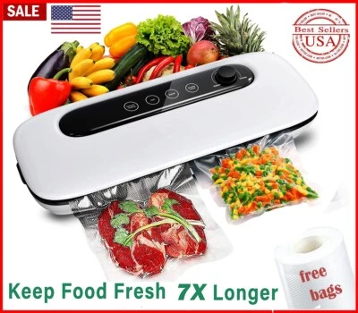 $32.90 • Buy Commercial Vacuum Sealer Machine Seal A Meal Food Saver System With Free Bags