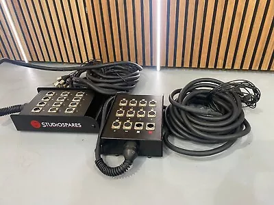 XLR Studio Snakes / Multicore Box Pair - Unsure On Length But 10m+ • £70