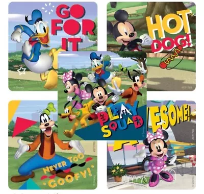 20 Disney Mickey Mouse And Pals Stickers Party Favors Teacher Supply Goofy Pluto • $3.15