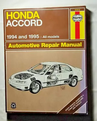 Haynes Honda Accord 1994-1995 Automotive Repair Manual • $21.75