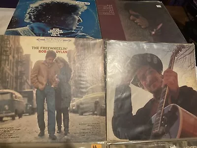 Bob Dylan Record Lot 8 Vinyl Records Vintage • $84.99