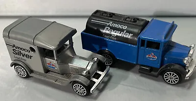 Amoco Toy Trucks Set Of 2.  2.5” To 3” Long In Very Good Condition • $9.99