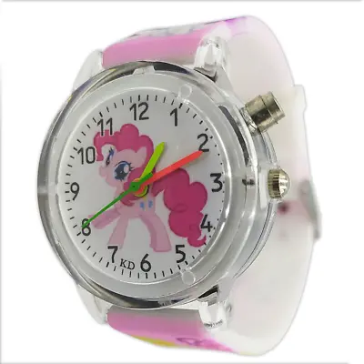 My Little Pony Light Up Pink Colour Changing Girls Kids Children Wrist Watch • $8.70