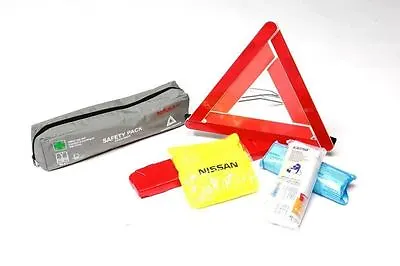 £9.94 • Buy Nissan Safety Pack(First Aid Kit, Jacket, Warning Triangle) Sealed