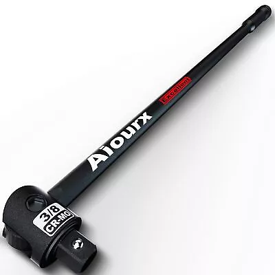 3/8'' Drive 17.5inch Breaker Bar 250 Heavy Duty Head Ball Lock Function Chromium • $28.34