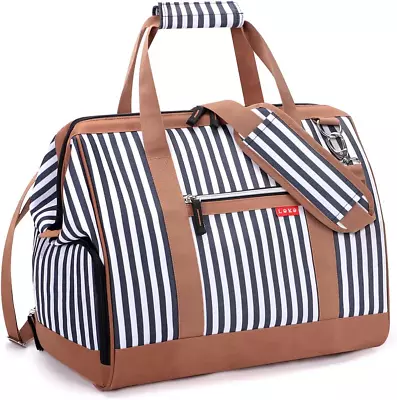 Lekesky Overnight Bag For Women Weekend/Holdall Maternity Hospital Bag With Top • £32.24