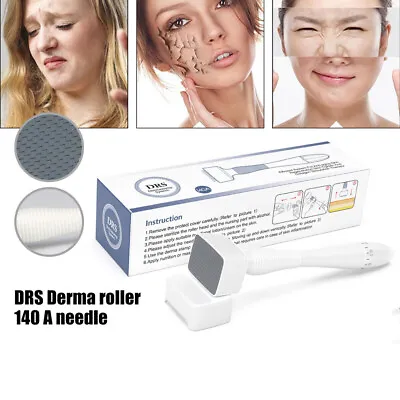 $19.90 • Buy DRS Adjustable 140Pins Stamp Microneedle Derma Roller Anti-Aging Therapy 0-3MM