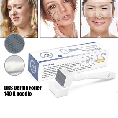 $19.90 • Buy DRS Adjustable 140Pins Stamp Microneedle Derma Roller Anti-Aging Therapy 0-3MM