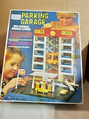 Vintage SEARS Shell Parking Garage And Service Station Kids' Toy Hong Kong (CR) • $59.99