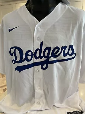 Los Angeles LA Dodgers Nike Baseball Jersey Shirt Size XL Official MBL Brand New • £87.49