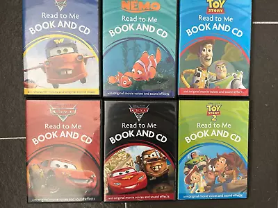 Bundle Of 6 X Disney Read To Me Book & CD Sets Ideal For Boys • £14.99