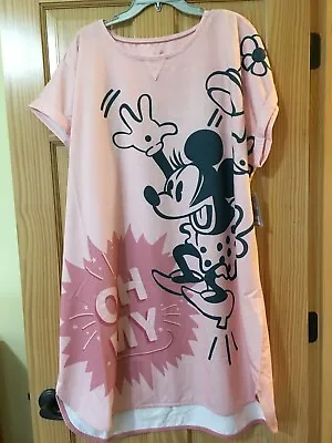 New Disney Store Minnie Mouse Nightshirt Nightgown Women Many Sizes • $22.73