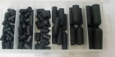 $18 • Buy Automotive Rubber Vacuum Caps Assortment Kit Sizes 1/8  Thru 3/8  - 90 Pcs.