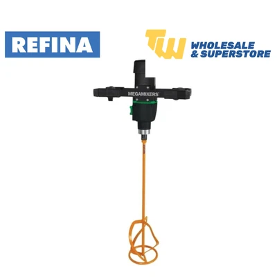 £374.99 • Buy REFINA MEGAmixer MM30 Plaster Mortar & Epoxy 2 Speed 1800W H Handle Mixer 240V