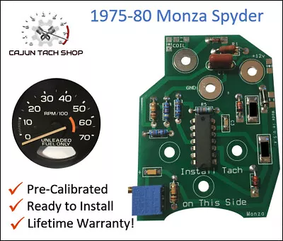 $69.99 • Buy 1975-80 Chevy Monza Spyder Tachometer Circuit Board V8 - New! 