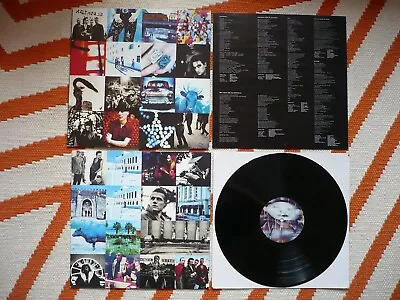 U2 Achtung Baby Vinyl EU 1991 Island U28 1st Press A2/B6 (B10) LP Uncensored EXC • $155.41