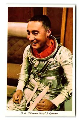 Postcard NASA Astronaut Virgil Gus Grissom Mercury Redstone 4 Liberty Bell 7 • $7.65