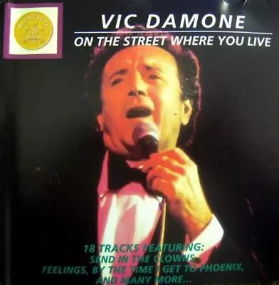 Vic Damone - On The Street Where You Live - Music CD -  -   -  - Very Good - Aud • $6.99