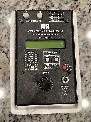 MFJ 266C Antenna Analyzer HF/VHF/220MHz/UHF - Ex. Condition • $310