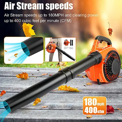 £62.69 • Buy 26cc Petrol Leaf Blower Powerful 2 Stroke Air Cooled Engine Outdoor Garden Tools