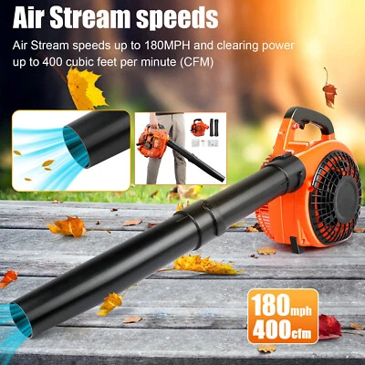 £62.69 • Buy 26cc Petrol Leaf Blower Powerful 2 Stroke Air Cooled Engine Outdoor Garden Tools