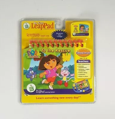 New - Dora The Explorer To The Rescue Leap Frog My First LeapPad Learning System • $15.99