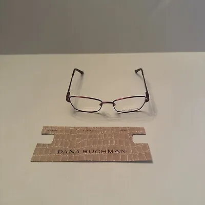 New Dana Buchman Kappa Way Ruby Designer Eyeglasses FRAMES: 51-17-132 • $33.95