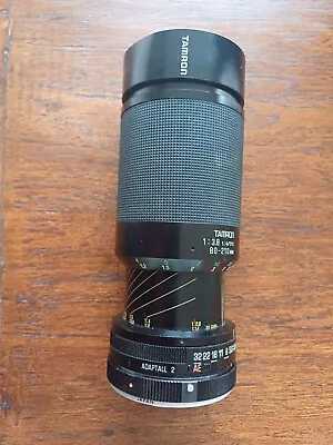 Tamron 80-210mm F3.8-4.0 Adaptall 2 Lens  With Leather Case -  ISSUES • £1.99