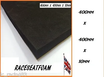 Motorcycle Race Seat Foam10mm ThickSelf Adhesive XL Cut 400mm X 400mm • $24.65