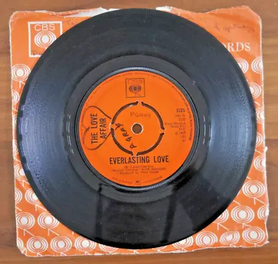 £9.95 • Buy The Love Affair Everlasting Love 7  Vinyl Single 1967 Cbs Rare   O479