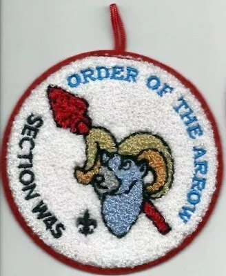 BSA OA - Section W4S - Chenille Boy Scout Order Of The Arrow Patch • $275